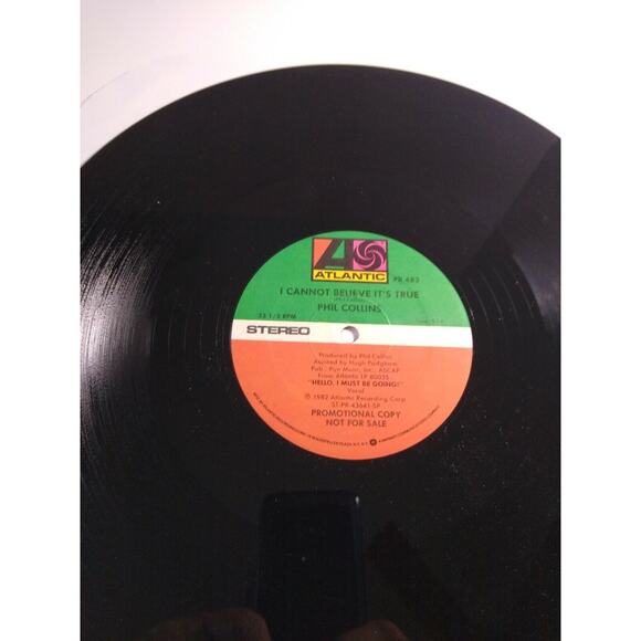 Phil Collins Like China I Cannot Believe Its True 12" Vinyl Record Rare NM Promo - Picture 5 of 5